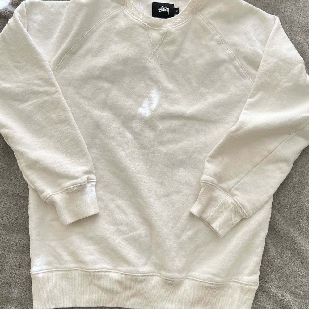 Stussy Men's White Crewneck